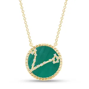 Pisces Necklace, 18k Gold