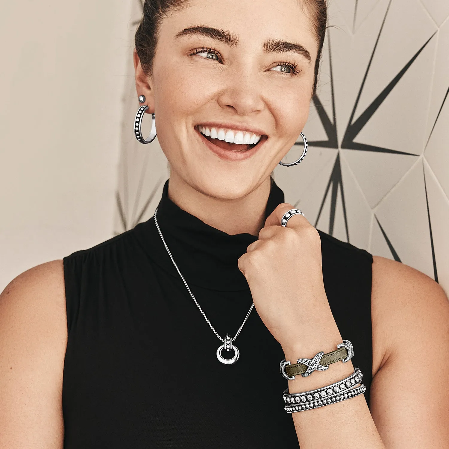 Pretty Tough Pierced Bangle - JF0101