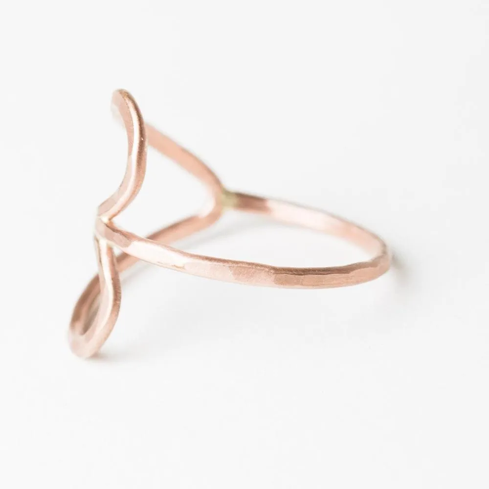 R407 - Forged Heart Ring