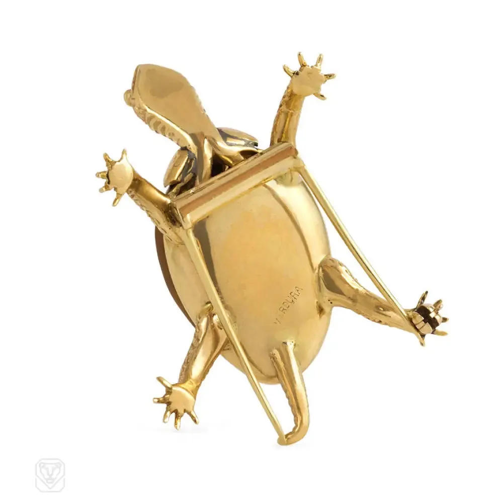 Retro turtle brooch, Verdura
