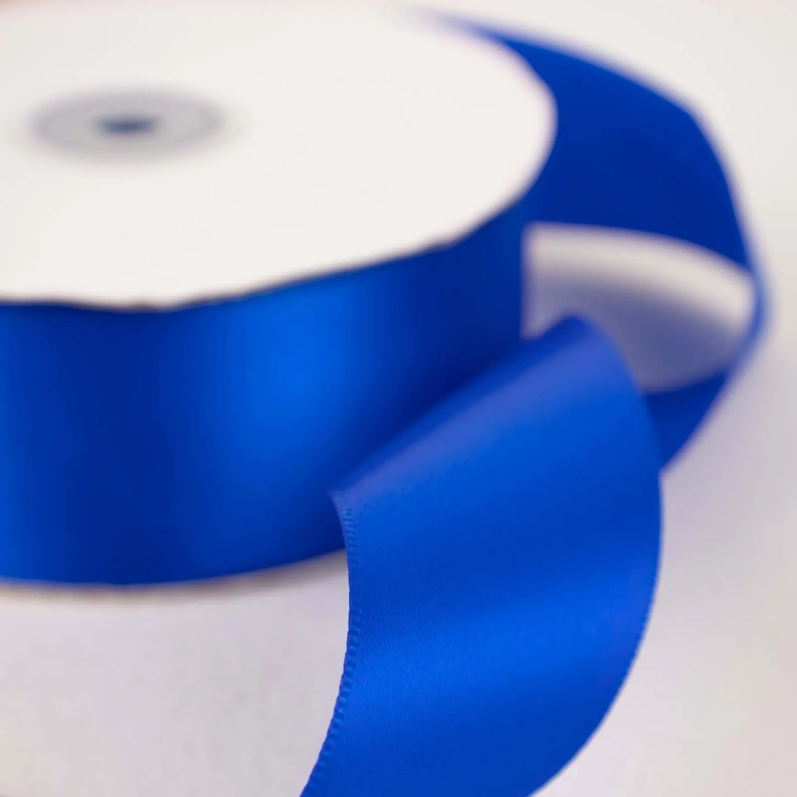 Royal Blue Single Face Decorative Satin Ribbon 50 Yards 1.5"