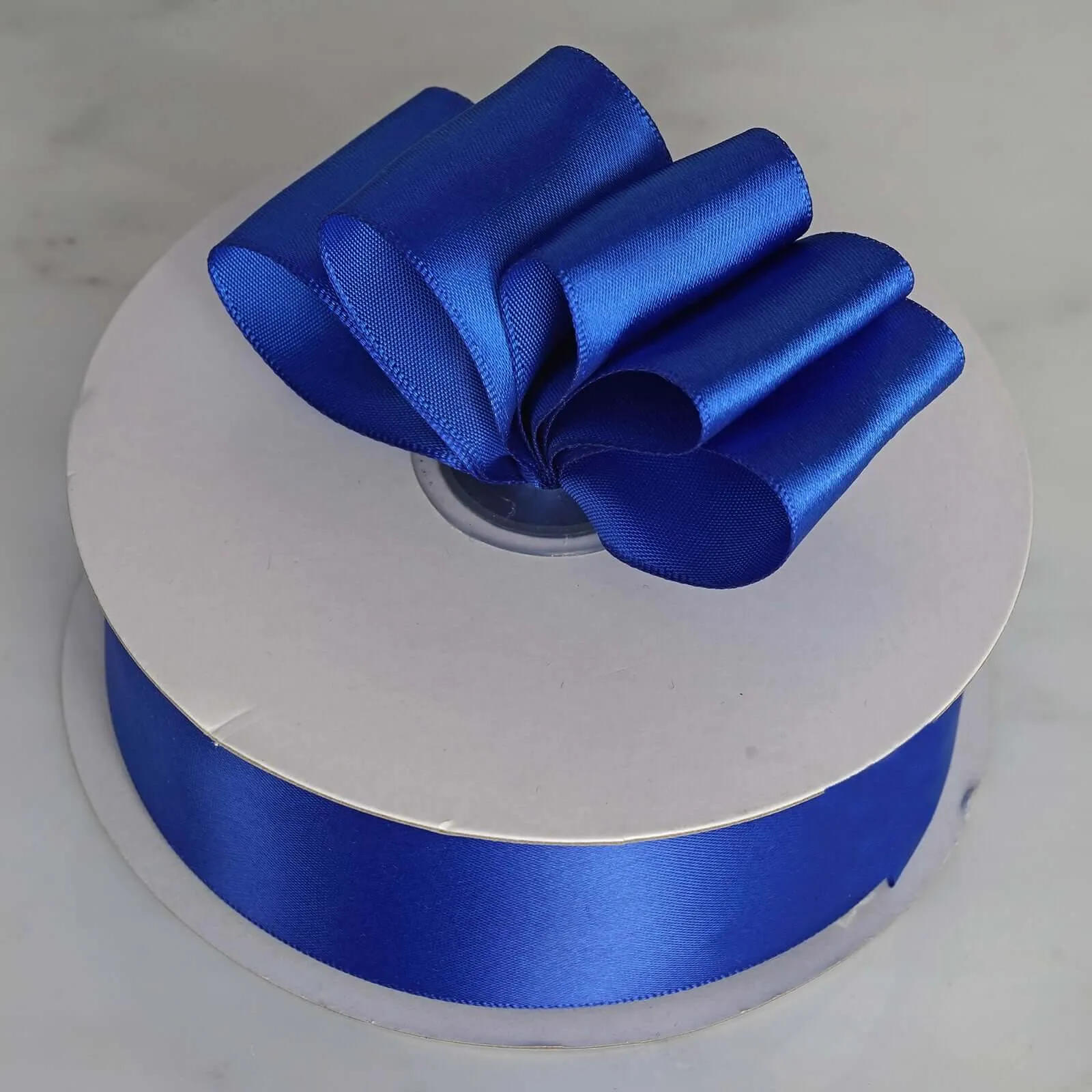 Royal Blue Single Face Decorative Satin Ribbon 50 Yards 1.5"