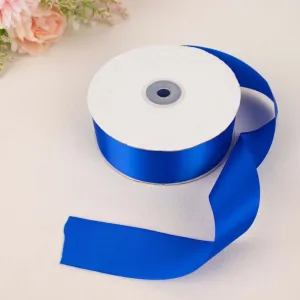 Royal Blue Single Face Decorative Satin Ribbon 50 Yards 1.5"