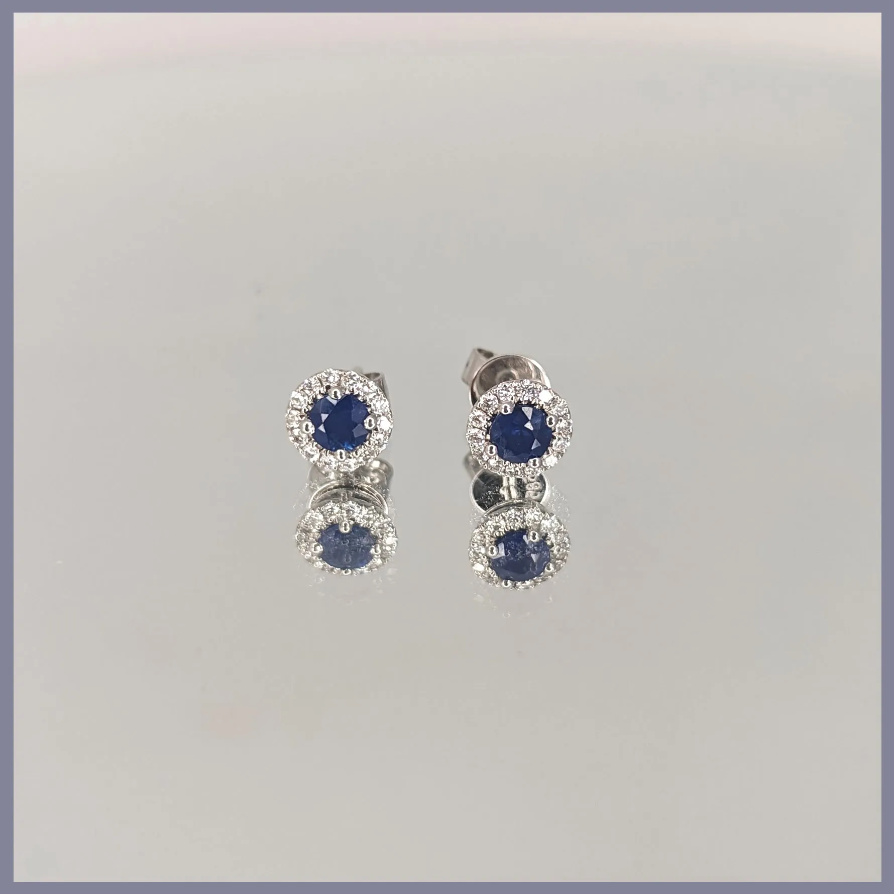 RSJ309 Sapphire Earrings