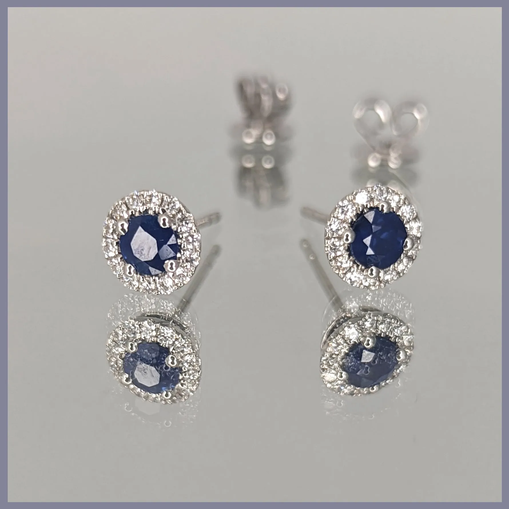RSJ309 Sapphire Earrings