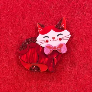 Ruby ♦️ cat - Brooch - Set of 2