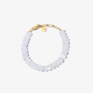 SELENITE CANDY BEADS BRACELET (8MM)