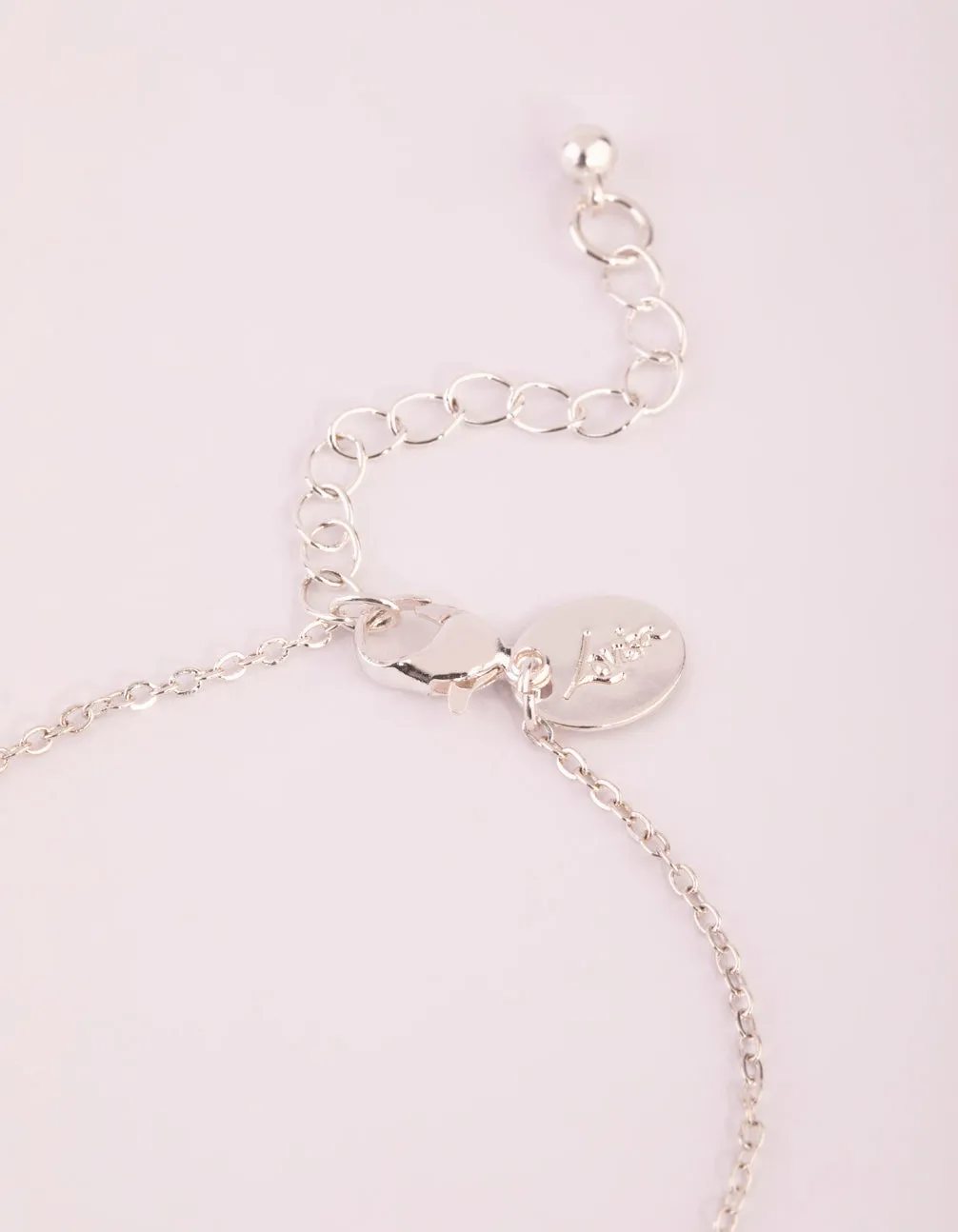 Silver Cubic Zirconia Necklace Bracelet & Earrings Set