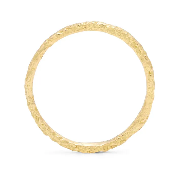 Skinny Gold Urchin Ring