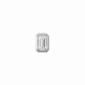 SKINNY SILVER FANCY EMERALD (WHITE)