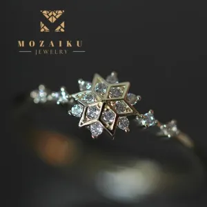 Snowcross Diamond Ring