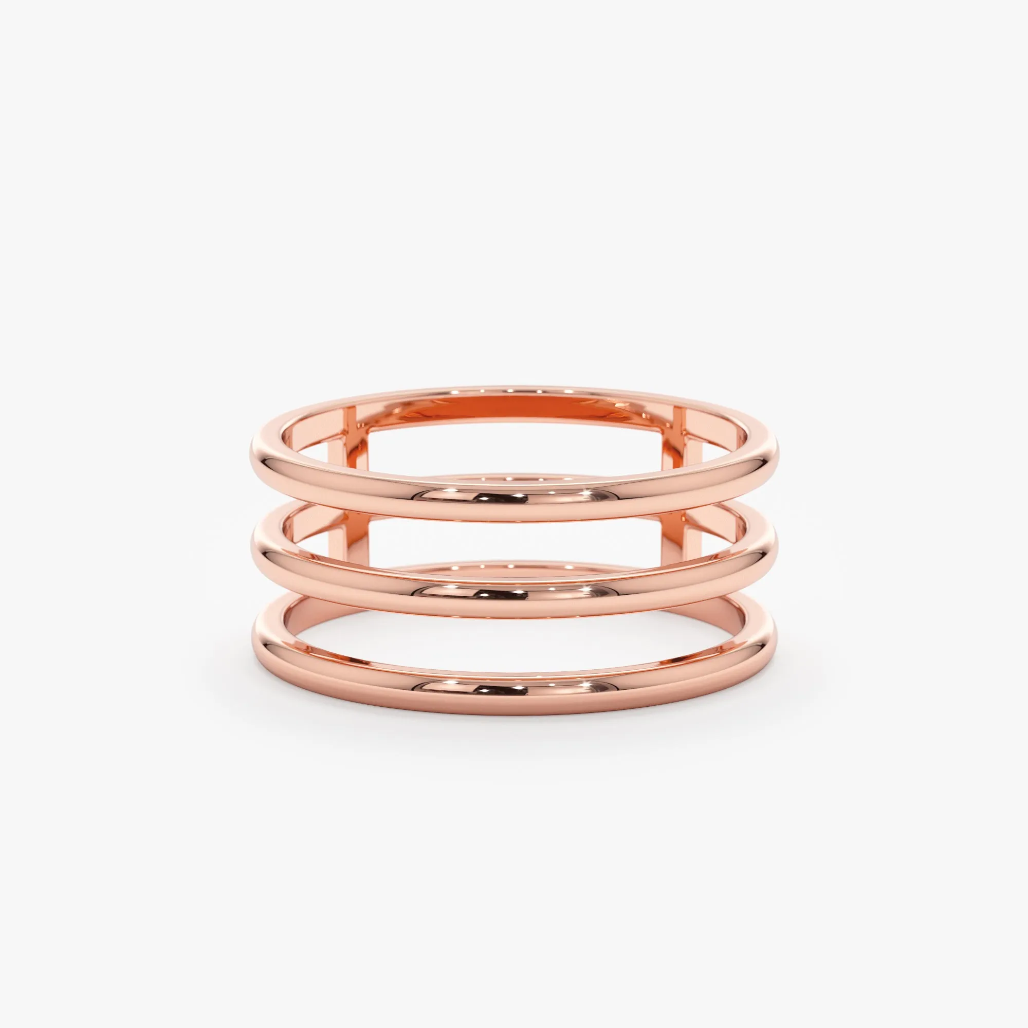 Solid Gold Triple Band, Makenna