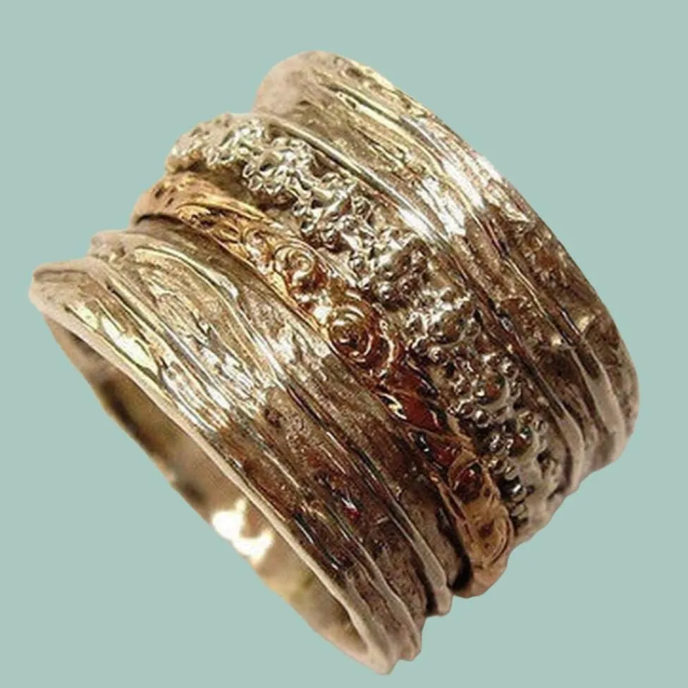 Spinner Ring for woman silver gold rings