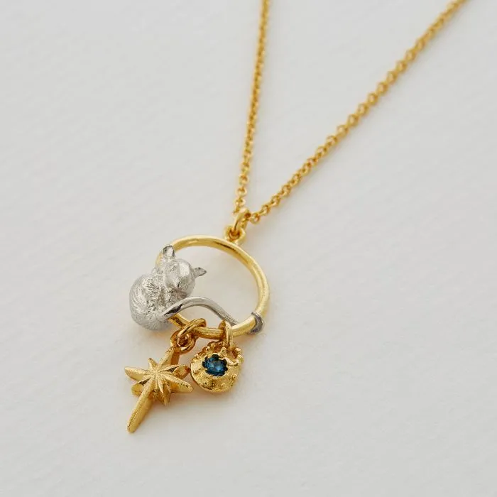 Stowaway Mouse Charm Necklace