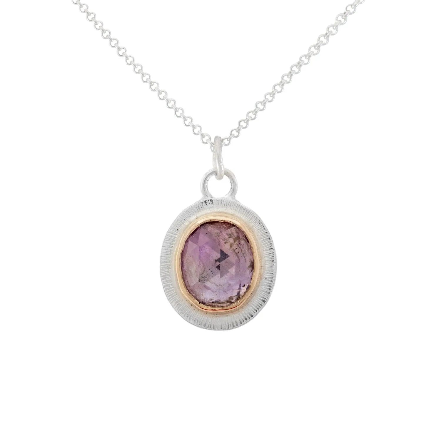 Sumi -  Lilac amethyst pendants