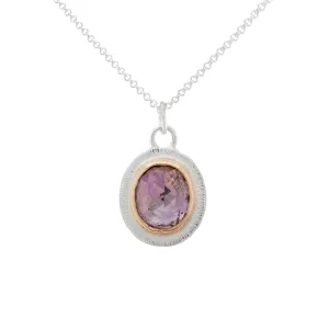 Sumi -  Lilac amethyst pendants