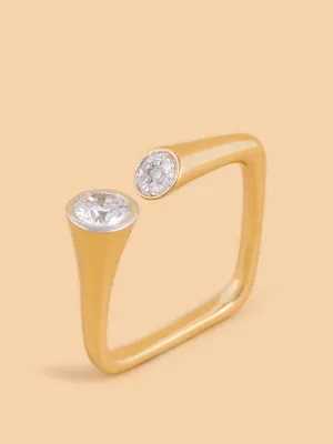 Westside X Pome Elegant Twin Lab Diamond Ring