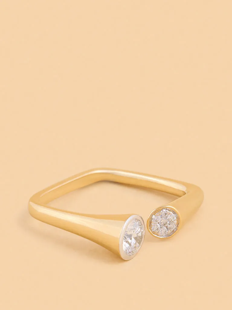 Westside X Pome Elegant Twin Lab Diamond Ring